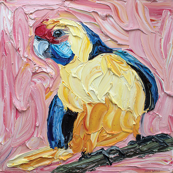 Green Rosella by Jodie Wells | Lethbridge Gallery